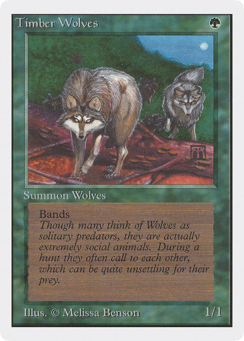 Timber Wolves (2ED-) - Unlimited Edition