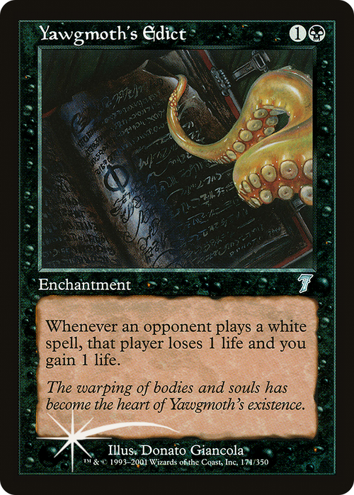 Yawgmoth's Edict (7ED-171) - 7th Edition Foil