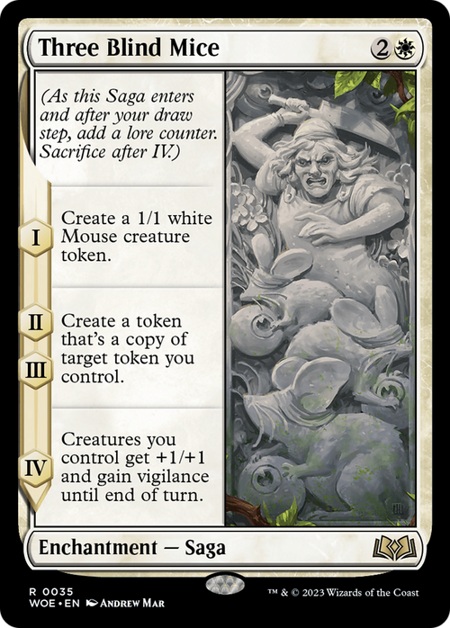 Three Blind Mice (WOE-035) - Wilds of Eldraine Foil