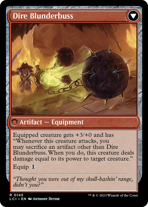Dire Flail (LCI-145) - The Lost Caverns of Ixalan