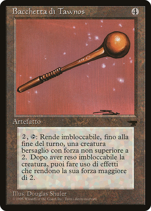 Tawnos's Wand (Italian) - "Bacchetta di Tawnos" (REN-) - Rinascimento