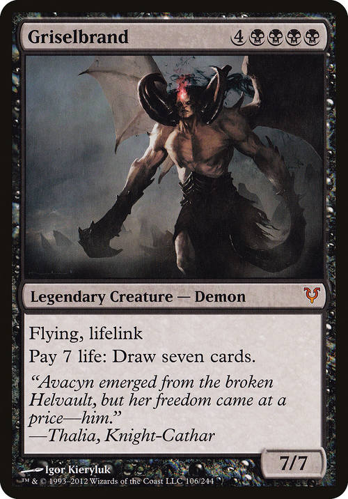 Griselbrand (Avacyn Restored) (OVER-106) - Open the Helvault Foil