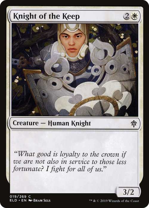 Knight of the Keep (ELD-019) - Throne of Eldraine Foil