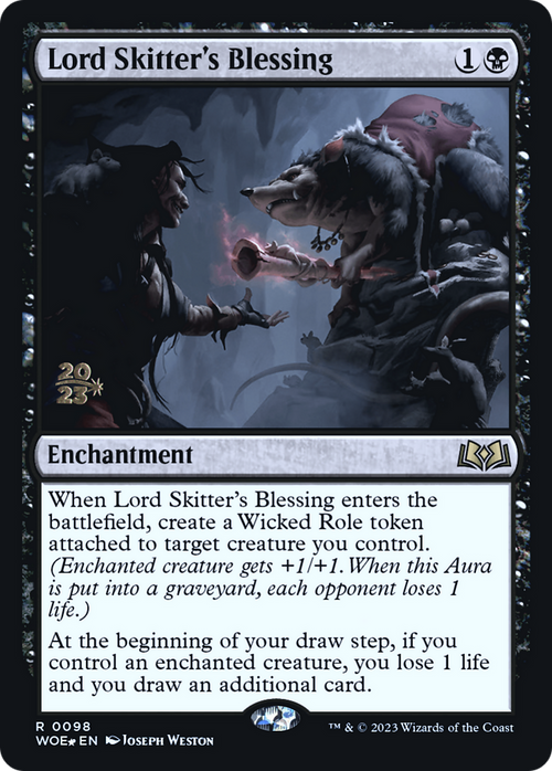 Lord Skitter's Blessing (PRE-098) - Wilds of Eldraine Promos Foil