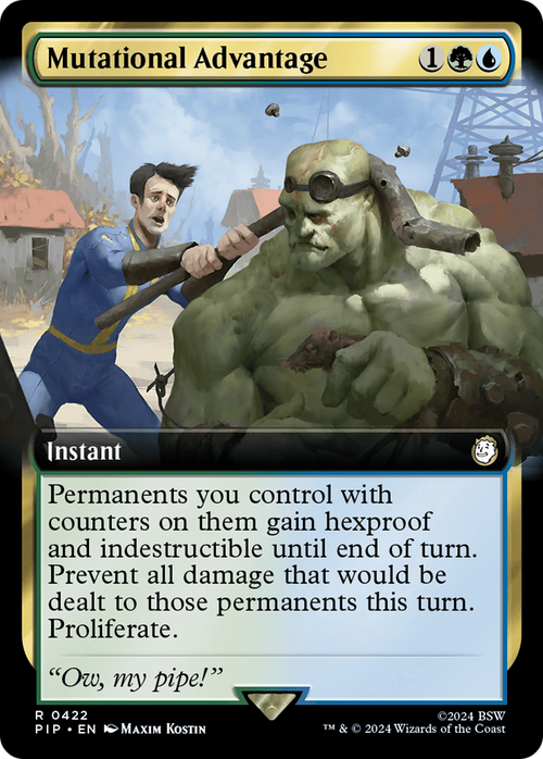 Mutational Advantage (Extended Art) (PIP-422) - Fallout: (Extended Art) Foil