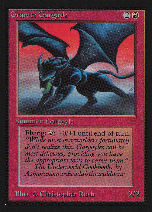 Granite Gargoyle (IE) (IED-) - Intl. Collectors' Edition