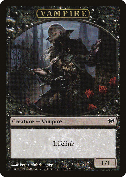 Vampire Token (DKA-002) - Dark Ascension Tokens