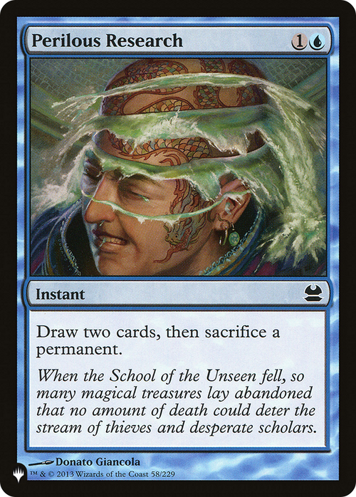Perilous Research (LIST-58/229) - The List