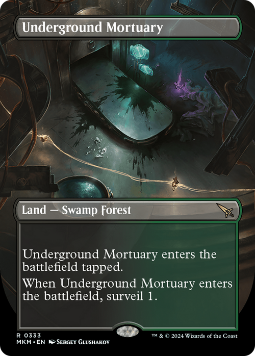 Underground Mortuary (Borderless) (MKM-333) - Murders at Karlov Manor Foil