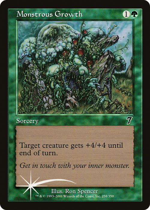 Monstrous Growth (7ED-258) - 7th Edition