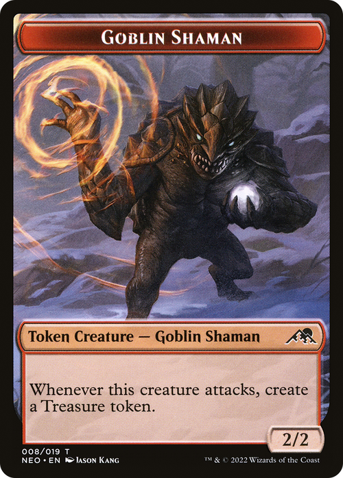 Goblin Shaman Token (NEO-008) - Kamigawa: Neon Dynasty Tokens