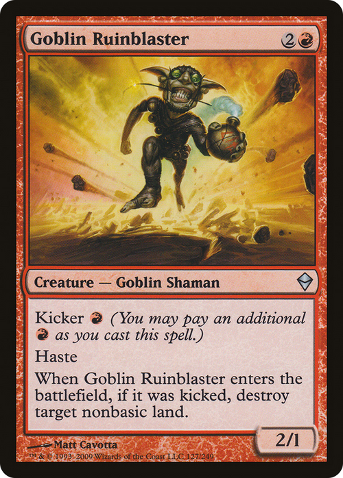 Goblin Ruinblaster (ZEN-127) - Zendikar