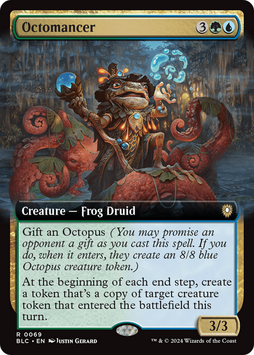 Octomancer (Extended Art) (BLC-069) - Bloomburrow Commander: (Extended Art)