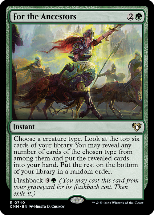 For the Ancestors (CMM-740) - Commander Masters