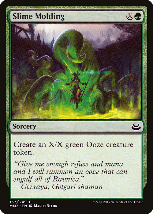 Slime Molding (MM3-137) - Modern Masters 2017 Foil