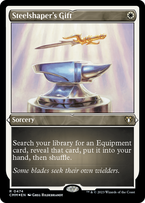 Steelshaper's Gift (Foil Etched) (CMM-474) - Commander Masters Foil