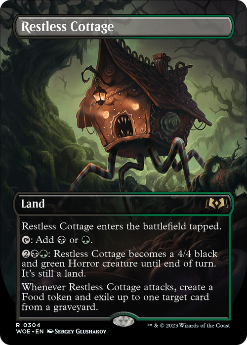Restless Cottage (Borderless) (WOE-304) - Wilds of Eldraine Foil