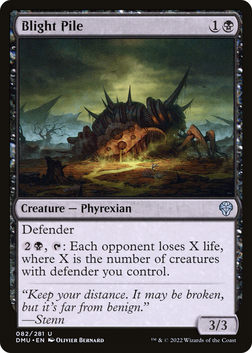 Blight Pile (DMU-082) - Dominaria United Foil