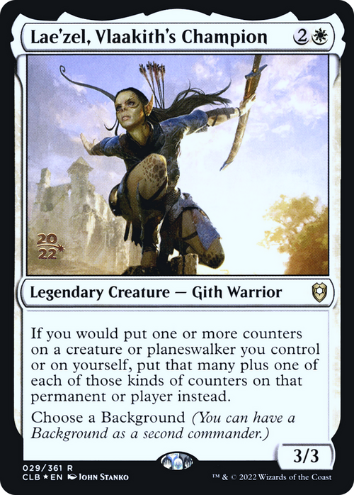 Lae'zel, Vlaakith's Champion (PRE-029) - Battle for Baldur's Gate Promos Foil