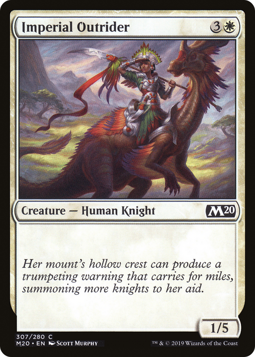 Imperial Outrider (M20-307) - Core Set 2020