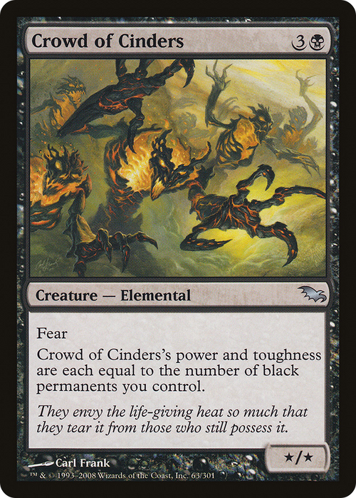 Crowd of Cinders (SHM-063) - Shadowmoor