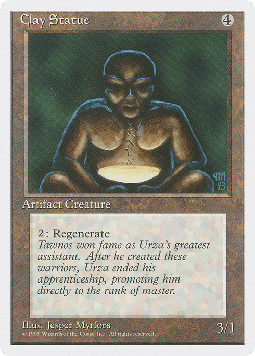 Clay Statue (4ED-) - Fourth Edition