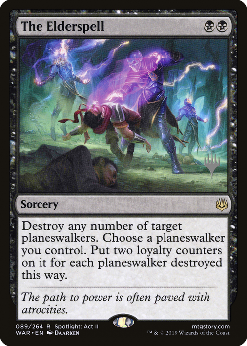 The Elderspell (PPELD-89P) - War of the Spark Promos