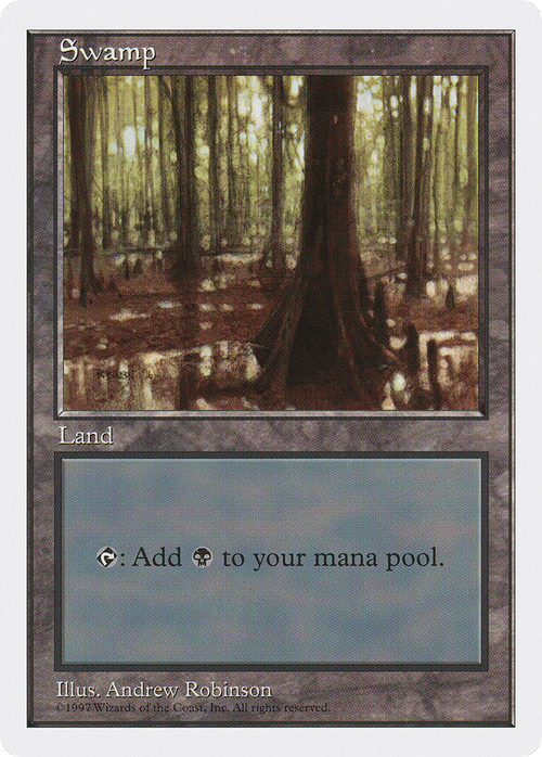 Swamp (439) (5ED-439) - Fifth Edition