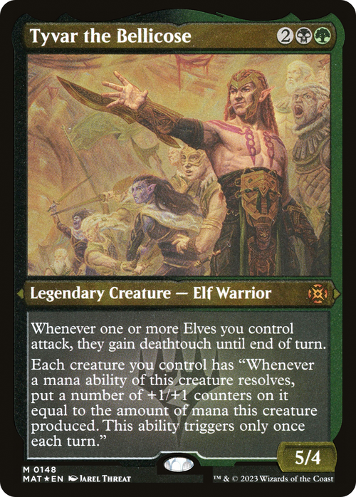 Tyvar the Bellicose (Foil Etched) (MAT-148) - March of the Machine: The Aftermath Foil