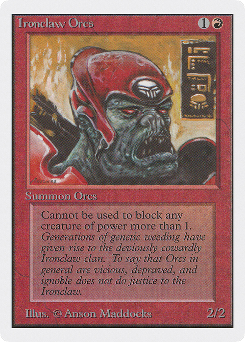 Ironclaw Orcs (2ED-) - Unlimited Edition