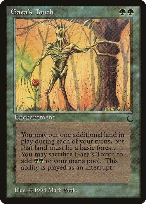 Gaea's Touch (DRK-) - The Dark