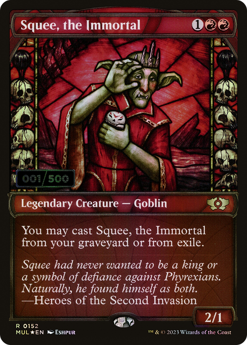 Squee, the Immortal (Serial Numbered) (MUL-152) - Multiverse Legends: (Showcase) Foil