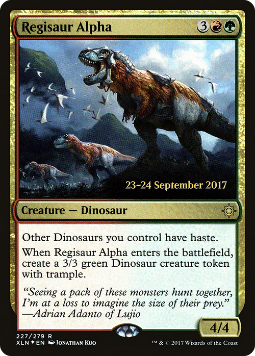 Regisaur Alpha (PRE-227S) - Ixalan Promos Foil