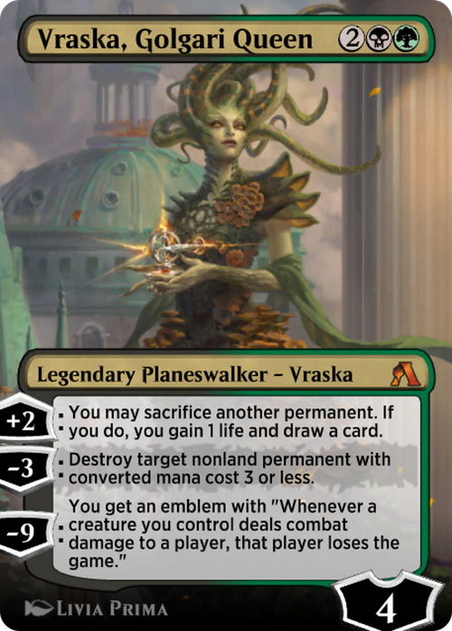 Vraska, Golgari Queen (PANA-003) - MTG Arena Promos