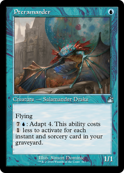 Pteramander (Retro Frame) (RVR-317) - Ravnica Remastered Foil