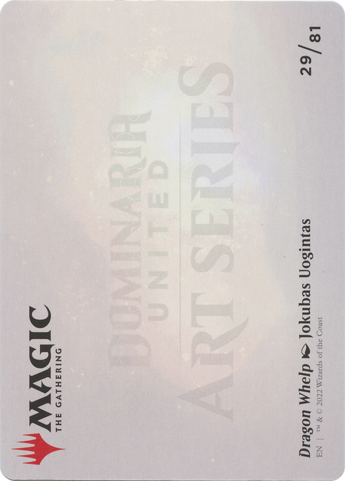 Dragon Whelp // Dragon Whelp (ADMU-029) - Dominaria United Art Series (Borderless)