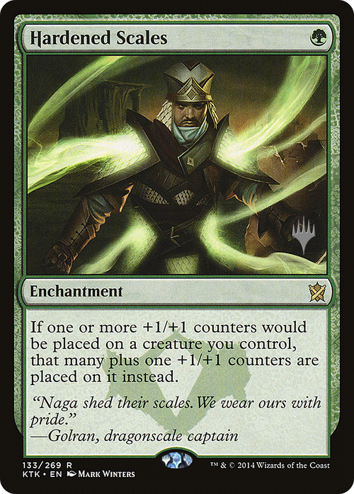 Hardened Scales (PPIKO-133P) - Khans of Tarkir Promos