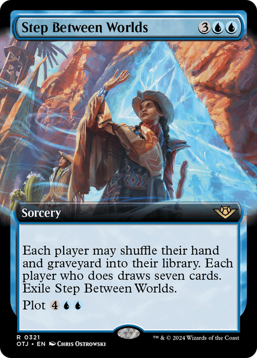 Step Between Worlds (Extended Art) (OTJ-321) - Outlaws of Thunder Junction: (Extended Art) Foil