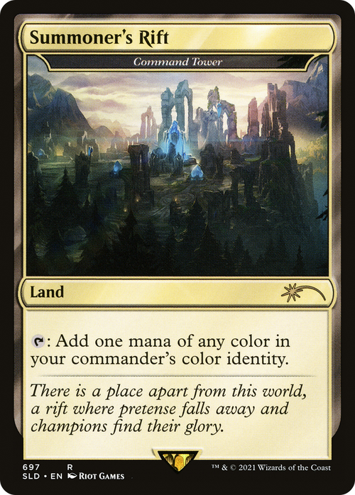 Summoner's Rift - Command Tower (SLD-697) - Secret Lair Drop / Summoner's Rift Foil