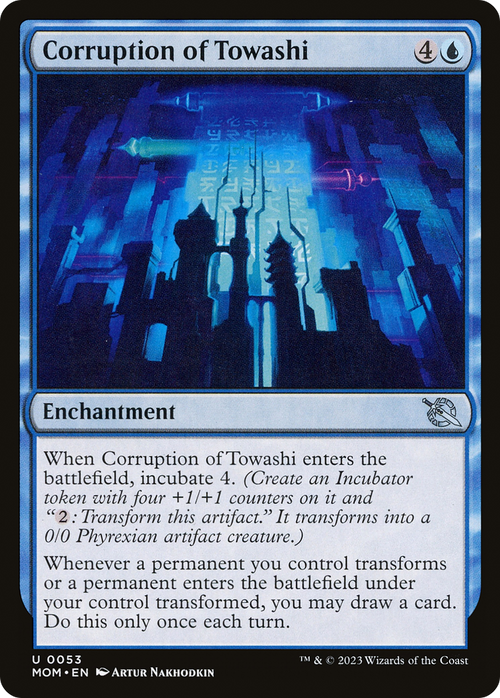 Corruption of Towashi (MOM-053) - March of the Machine Foil