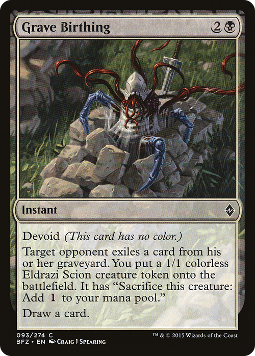 Grave Birthing (BFZ-093) - Battle for Zendikar: (devoid)