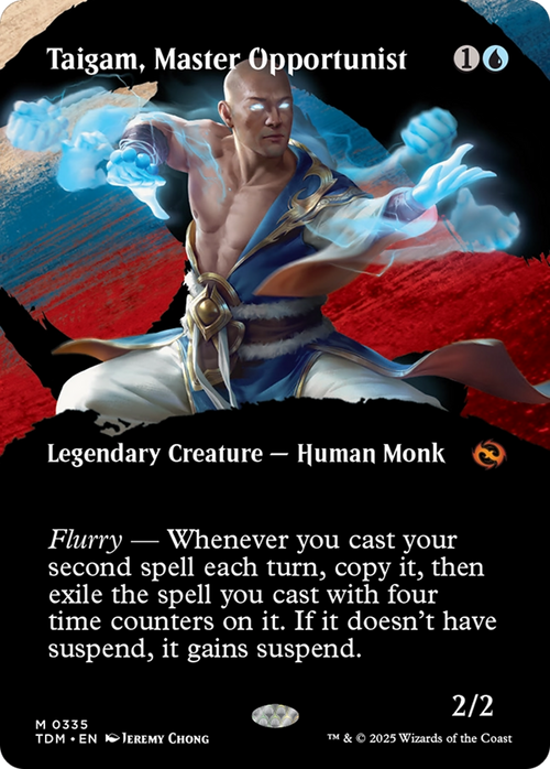 Taigam, Master Opportunist (Borderless) (TDM-335) - Tarkir: Dragonstorm: (Showcase)