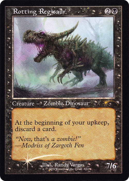 Rotting Regisaur (Retro Frame) (SLD-852) - Secret Lair Drop Foil
