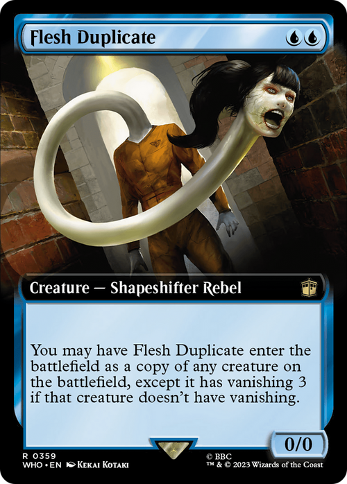 Flesh Duplicate (Extended Art) (WHO-359) - Doctor Who: (Extended Art)