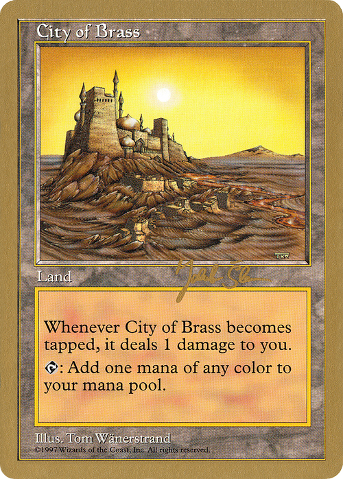 City of Brass - 1997 Jakub Slemr (5ED) (WCD-) - World Championship Decks 1997