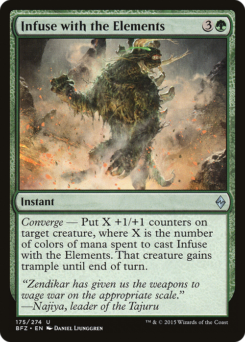 Infuse with the Elements (BFZ-175) - Battle for Zendikar Foil