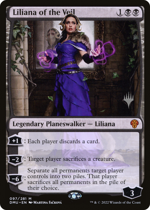 Liliana of the Veil (PPDMU-097) - Dominaria United Promos Foil