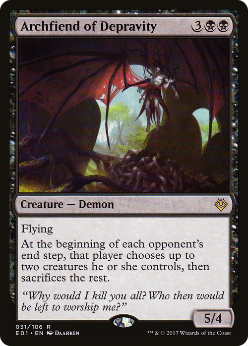 Archfiend of Depravity (AC2-031) - Archenemy: Nicol Bolas