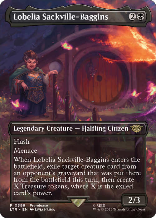 Lobelia Sackville-Baggins (Borderless) (LTR-399) - The Lord of the Rings: Tales of Middle-earth