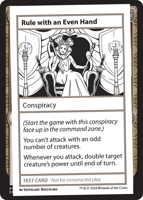 Rule with an Even Hand (MB2PC-) - Mystery Booster 2